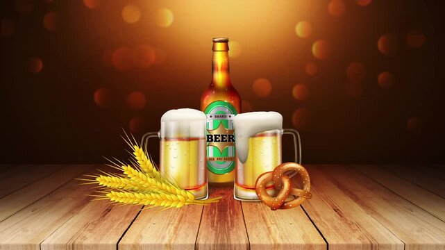 Oktoberfest Background Loop Style 02