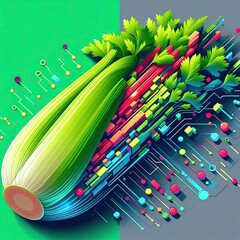 digital celery asaragus