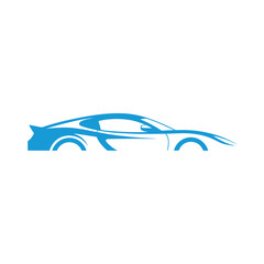 Modern and minimalist vector and abstract logo Unique car logo
