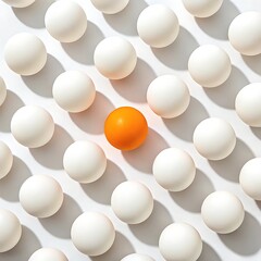 pills on white background