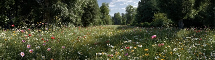 Nature panorama in hdr 360 degrees landscape