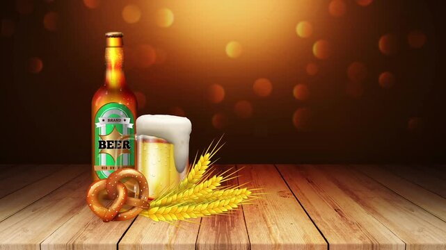 Oktoberfest Background Loop Style 03