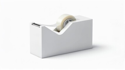 White tape dispenser