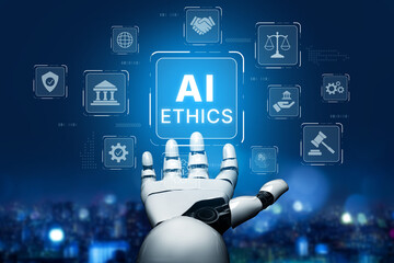 AI ethics ensures fairness, transparency, and responsibility in intelligent systems, guiding safe...