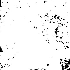 Rustic grunge vector texture with grain and stains. Abstract noise background. Weathered surface.