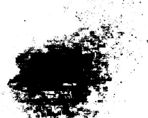 Rustic grunge vector texture with grain and stains. Abstract noise background. Weathered surface.