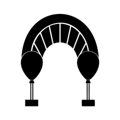 Arched Balloon Decorations for Festive Events and Celebrations