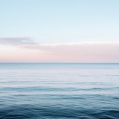 Ocean breeze under sakura shade calm waterscape high resolution picture