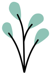 simple floral vector 