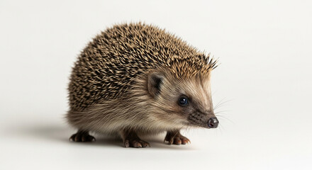 Fototapeta premium hedgehog isolated on white background