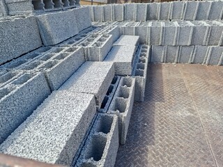 Fototapeta premium Concrete Block Piles