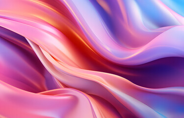 Obraz premium Pastel Pink and Gold Gauze Fabric, Full Frame