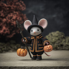 ハロウィン：ネズミ