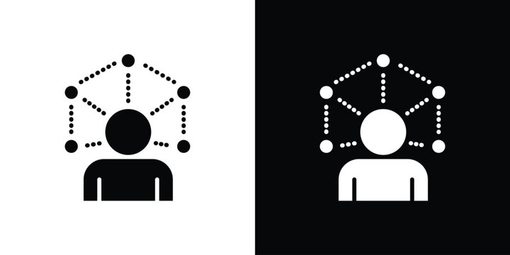 Skillsfor banner and packaging design Vector illustrationsn icon in flat style, filled black symbol