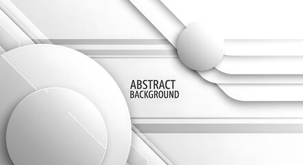 Clean, modern abstract background design with layered circles and lines.