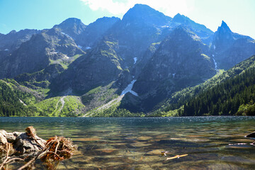 lake in the mountains