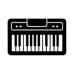 Simple Illustration of a Musical Keyboard for Electronic Music Production and Education
