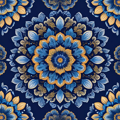 Moroccan Blue Pattern Design