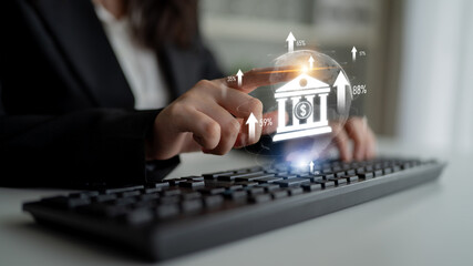 Digital banking innovation integrates finance and technology to enhance online banking, mobile...