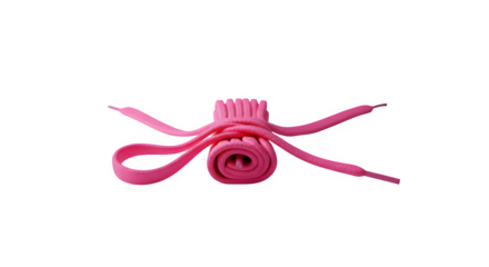 Shoe laces isolated on PNG background.