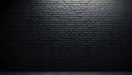 Fototapeta premium Grungy Dark Textures, Industrial & Urban Backgrounds, Black Brick Background for design