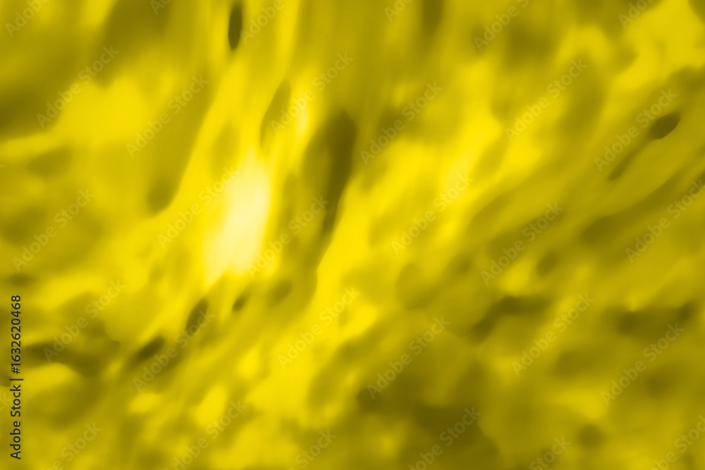 Poster abstract vibrant yellow composition with dynamic effects and textures