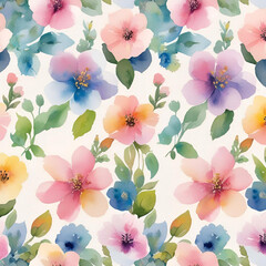 Watercolor Pastel Pattern Designs