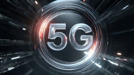 futuristic 5g network speed technology