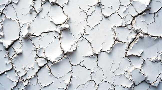 Image of closeup texture of cracked dry surface with peeling layers and intricate patterns - Powered by Adobe
