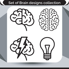 Brain Design Collection A Showcase of Intellect and Ingenuity for Creative Visuals and Conceptual Projects for Any Medical Science