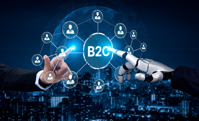 AI improves B2C models with smart delivery systems, customer engagement tools, and optimized digital retail strategies. Artificial intelligence spline