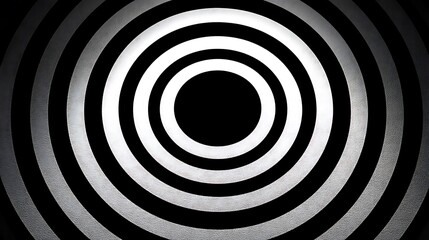 Naklejka premium Artistic black white circles high resolution background