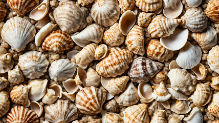 seashells on the beach