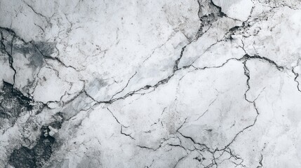 Obraz premium cracked white textured wall