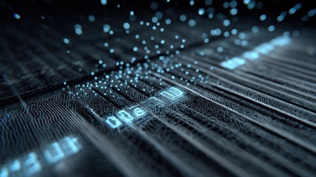 An image focusing on a textured surface of a smart label featuring tactile elements that provide feedback indicating whether the timetemperature threshold has been exceeded ideal for