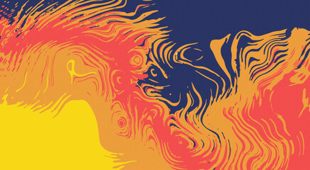 Abstract fiery swirl design background