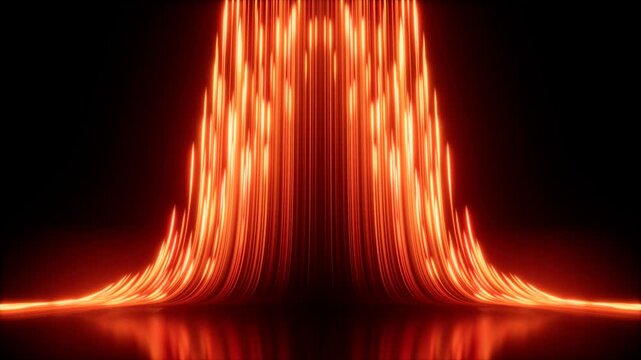 Experience Dynamic Golden Light Tunnel Visuals that Create Stunning and EyeCatching Backgrounds