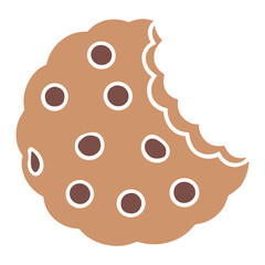 Chocolate Chip Cookie with Bite