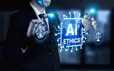 AI ethics ensures fairness, transparency, and responsibility in intelligent systems, guiding safe...