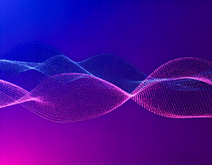 abstract technology particles mesh background