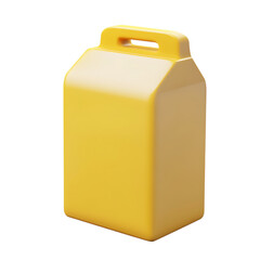 3D Icon Milk Carton PNG