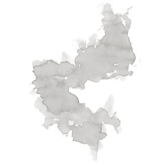 Watercolor smear, soft gray ink wash painted by hand for abstract textured design vintage backdrop surface decoration and creative modern art backgrounds

