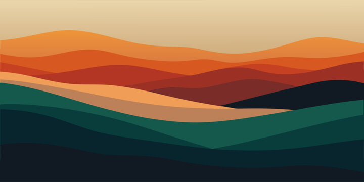 Warm earthy gradient design featuring terracotta and olive green hues perfect for banners advertisements and natural themed backgrounds