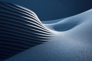 Abstract sand dune, sculpted forms