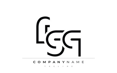 FGQ abstract letter design. Modern Business Logo Design With Abstract Typography and Contemporary Style