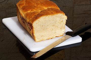 Pan de molde hecho en casa.