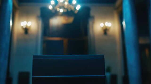 A person is putting a piece of paper into a voting machine. The paper is white. The person is wearing a suit