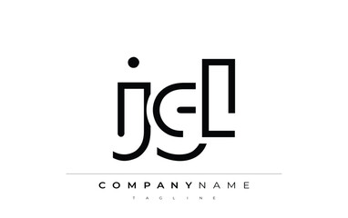 JGL abstract letter design. Modern Business Logo Design With Abstract Typography and Contemporary Style