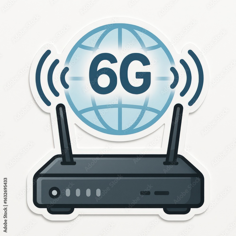 Poster next-generation 6g technology ecosystem revolutionizing global connectivity through enhanced router 
