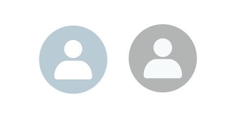 User Profile Avatar Icon – Default Grey DP for UI, App & Web Transparent PNG & Vector